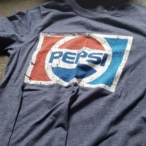 A blue Pepsi shirt